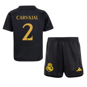 Real Madrid Daniel Carvajal #2 Tredje Kläder Barn 2023-24 Kortärmad (+ Korta byxor)